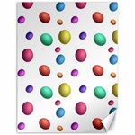 Egg Easter Texture Colorful Canvas 12  x 16 