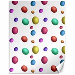 Egg Easter Texture Colorful Canvas 18  x 24 