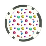 Egg Easter Texture Colorful Poker Chip Card Guard