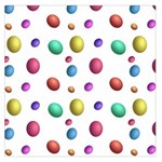 Egg Easter Texture Colorful Large Satin Scarf (Square)