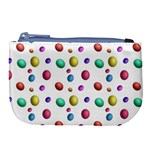 Egg Easter Texture Colorful Large Coin Purse