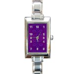 Cloister Advent Purple Rectangle Italian Charm Watch