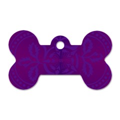 Cloister Advent Purple Dog Tag Bone (Two Sides) from ArtsNow.com Back