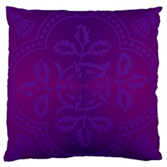 Cloister Advent Purple Large Flano Cushion Case (Two Sides) from ArtsNow.com Front