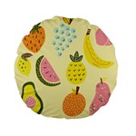 Fruit Standard 15  Premium Flano Round Cushions