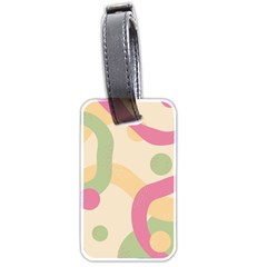 Line Pattern Dot Luggage Tag (two sides) from ArtsNow.com Front