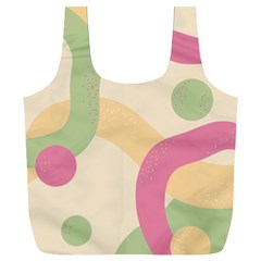 Line Pattern Dot Full Print Recycle Bag (XXL) from ArtsNow.com Back