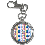 Illustrations Of Fish Texture Modulate Sea Pattern Key Chain Watches