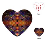 Fractal Flower Playing Cards Single Design (Heart)