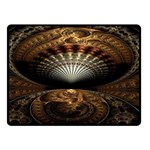 Fractal Illusion Double Sided Fleece Blanket (Small) 