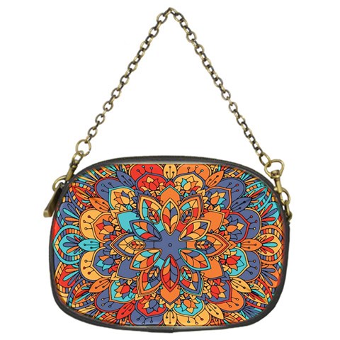 Mandala Pattern 5 Chain Purse (One Side) from ArtsNow.com Front
