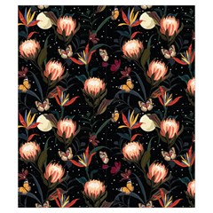 Seamless Garden Pattern Drawstring Pouch (Small) from ArtsNow.com Back