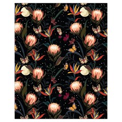 Seamless Garden Pattern Drawstring Pouch (XL) from ArtsNow.com Front