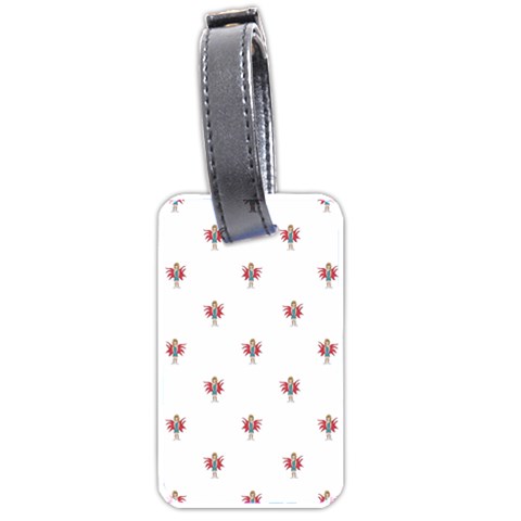 Fairy Girl Drawing Motif Pattern Design Luggage Tag (one side) from ArtsNow.com Front