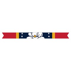 Flag of Mississippi Long Sleeve Velvet V Hem