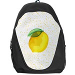 Illustration Sgraphic Lime Orange Backpack Bag