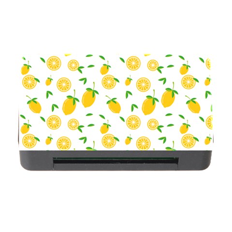 Illustrations Lemon Citrus Fruit Yellow Memory Card Reader with CF from ArtsNow.com Front