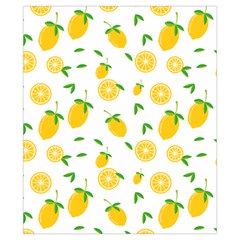 Illustrations Lemon Citrus Fruit Yellow Drawstring Pouch (XS) from ArtsNow.com Front