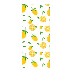Illustrations Lemon Citrus Fruit Yellow Pleated Skirt from ArtsNow.com Front Pleats