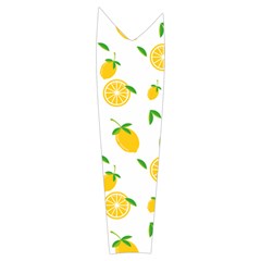 Illustrations Lemon Citrus Fruit Yellow Women s Long Sleeve Raglan Tee from ArtsNow.com Left Sleeve Side