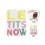 Let It Snow Playing Cards Single Design (Mini)