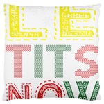Let It Snow Large Cushion Case (Two Sides)