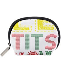 Let It Snow Accessory Pouch (Small) from ArtsNow.com Front