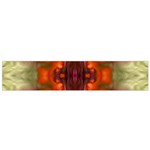 Landscape In A Colorful Structural Habitat Ornate Small Flano Scarf