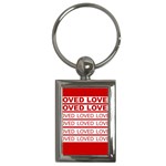 Loved Key Chain (Rectangle)