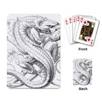 Dragon Lizard Vector Monster Playing Cards Single Design (Rectangle)