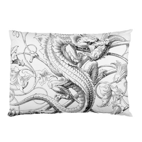 Dragon Lizard Vector Monster Pillow Case from ArtsNow.com 26.62 x18.9  Pillow Case
