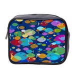 Illustrations Sea Fish Swimming Colors Mini Toiletries Bag (Two Sides)