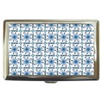 Blue floral pattern Cigarette Money Case