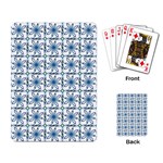 Blue floral pattern Playing Cards Single Design (Rectangle)