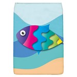Illustrations Fish Sea Summer Colorful Rainbow Removable Flap Cover (L)