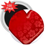 heart003_red 3  Magnet (100 pack)