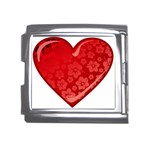 heart003_red Mega Link Italian Charm (18mm)