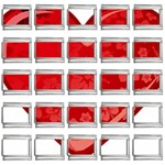 heart003_red 9mm Italian Charm (25 pack)
