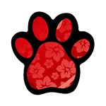 heart003_red Magnet (Paw Print)