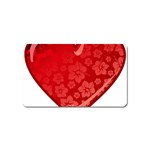 heart003_red Magnet (Name Card)