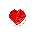 heart003_red Golf Ball Marker (10 pack)