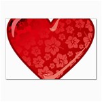 heart003_red Postcard 4 x 6  (Pkg of 10)