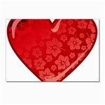 heart003_red Postcards 5  x 7  (Pkg of 10)