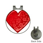 heart003_red Golf Ball Marker Hat Clip