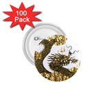 Dragon Animals Monster 1.75  Buttons (100 pack) 