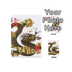 Dragon Animals Monster Playing Cards 54 Designs (Mini) from ArtsNow.com Front - Heart5