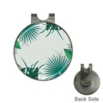 Illustrations Foliage Background Border Hat Clips with Golf Markers