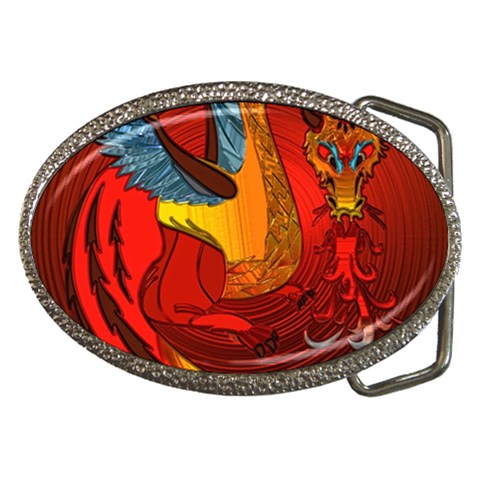 Dragon Metallizer Belt Buckles from ArtsNow.com Front