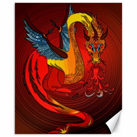 Dragon Metallizer Canvas 16  x 20  from ArtsNow.com 15.75 x19.29  Canvas - 1