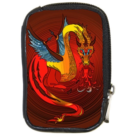 Dragon Metallizer Compact Camera Leather Case from ArtsNow.com Front